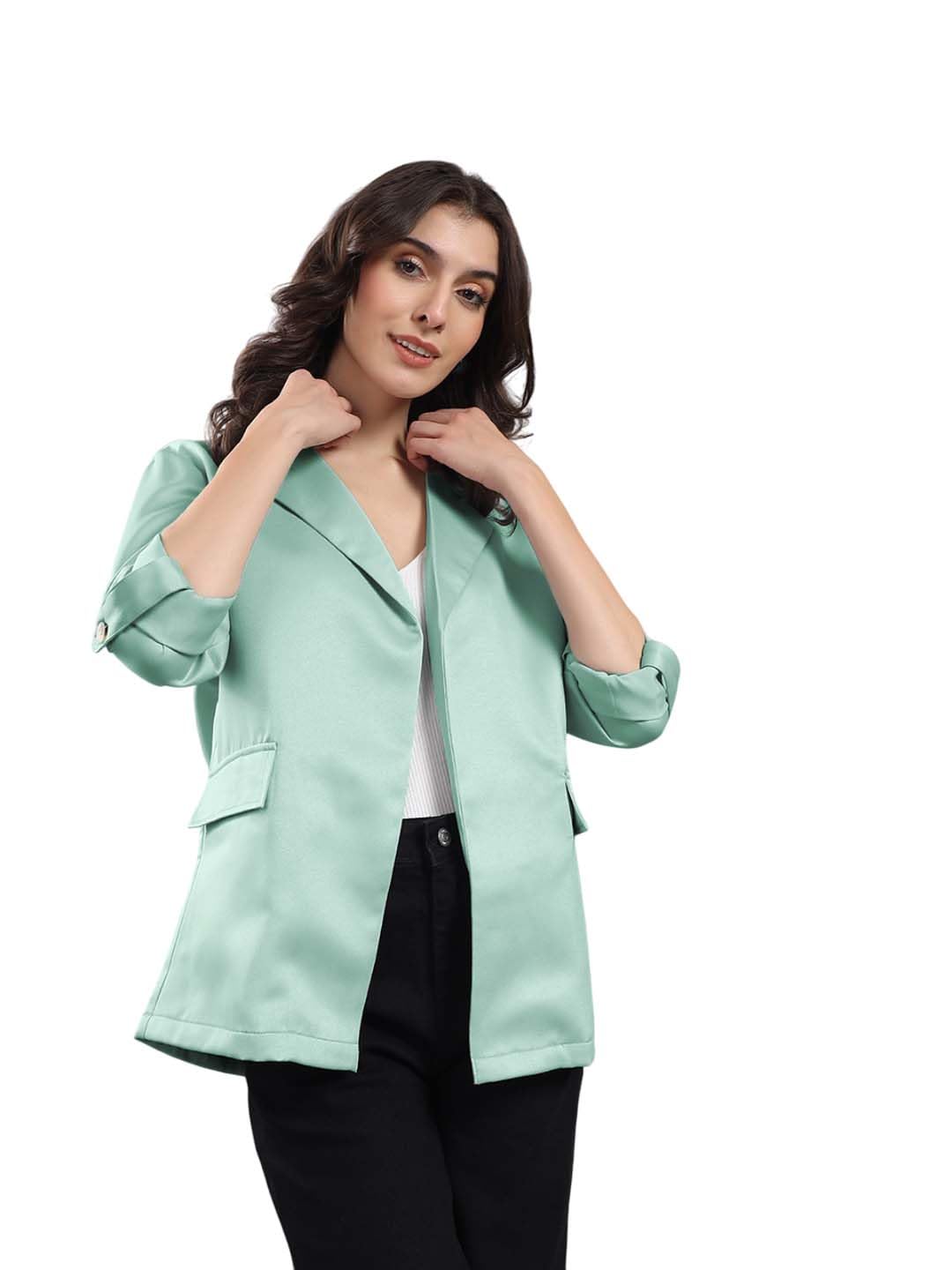 kotty Women's Smart Casual Blazer for Office and Travel Use-picture-10