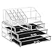 Produktbild SONGMICS Kosmetik Organiser aus Acryl, transparenter Make-up Organizer mit 4 Schubladen, Aufbewahrung für Badezimmer, für Lippenstift, Lidschatten, Nagellack, Pinsel, Foundation JKA007TP