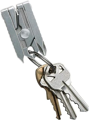 Miniatura 4 de Mini herramienta EDC multifuncional 3 en 1, destornillador de alicates herramienta de bolsillo de combinación plegable para pesca al aire libre y