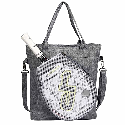 BOLSA C/PORTA RAQUETES - Container Beach Tennis - Cinza