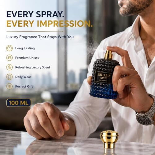 Eau De Parfum for Men & Women, Long Lasting Luxury Fragrance, Strong & Refreshing Scent for Daily Wear — view 3