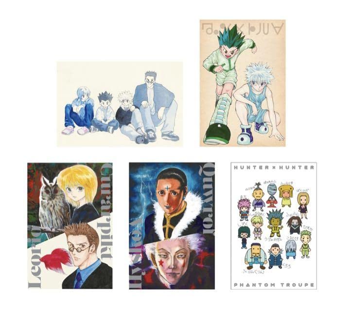 Amazon | 冨樫義博展 冨樫展 ハンターハンター ポストカード5枚セット 