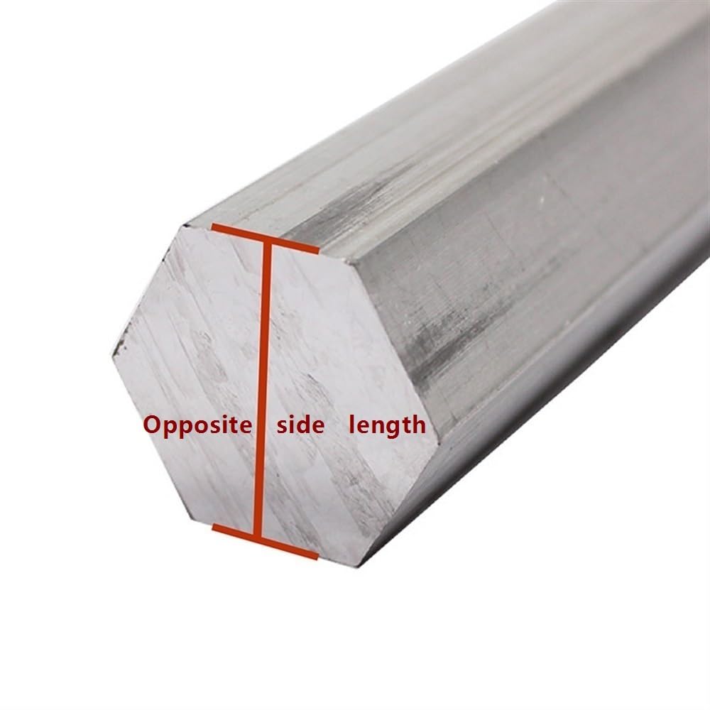Perfil Plano de Aluminio, Varilla Hexagonal De Aluminio 100mm Longitud 8-60mm(60mm)