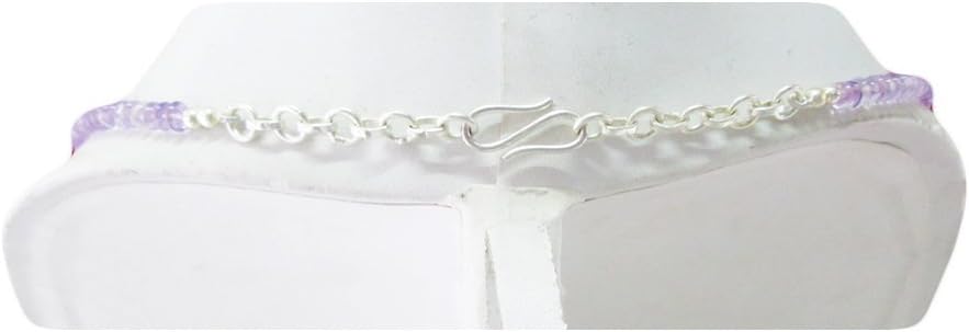 Handmade Amethyst Peridot Beads Necklace Strand Sterling Silver Findings Gemstone Beaded Jewelry for women