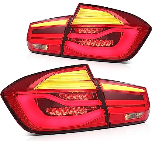 LED Tail Light Assembly for F30 2013-2015 with LED Sequential Turn Signal Light Rear Lamps Driver and Passenger Side