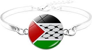 Palestinian flag bracelet vintage multilayer woven pearl bracelets jewelry accessories necklace adjustable for women exquisite bracelet craft