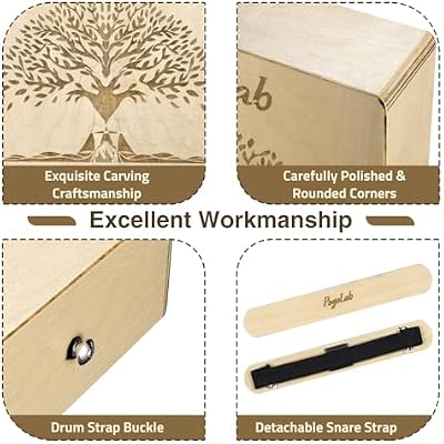 POGOLAB Multi-Tone Cajon+ Three-tone Cajon