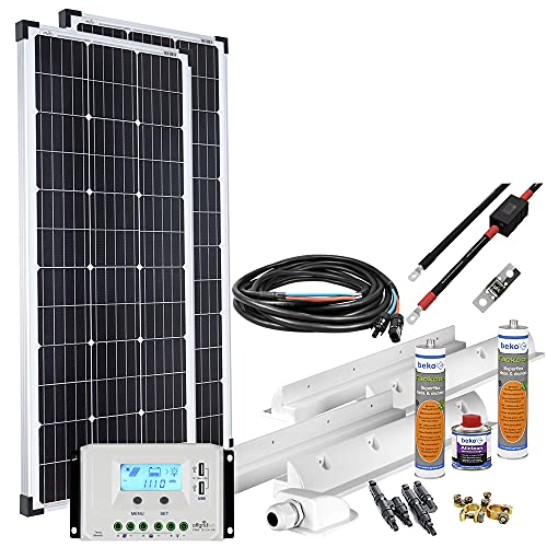 Offgridtec mPremium L-200W 12V Wohnmobil Solaranlage