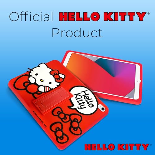 Image of Hello Kitty Kids iPad Case - 10.9 Inch Case for iPad 10th Generation (2022) & A16 11th Generation 11 inch (2025) - Tablet Cover with Stand, Shockproof Silicone Protector