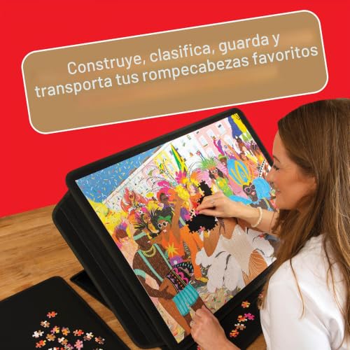 Tablero de rompecabezas portátil con ángulo ajustable para puzzles de 1000 piezas 3