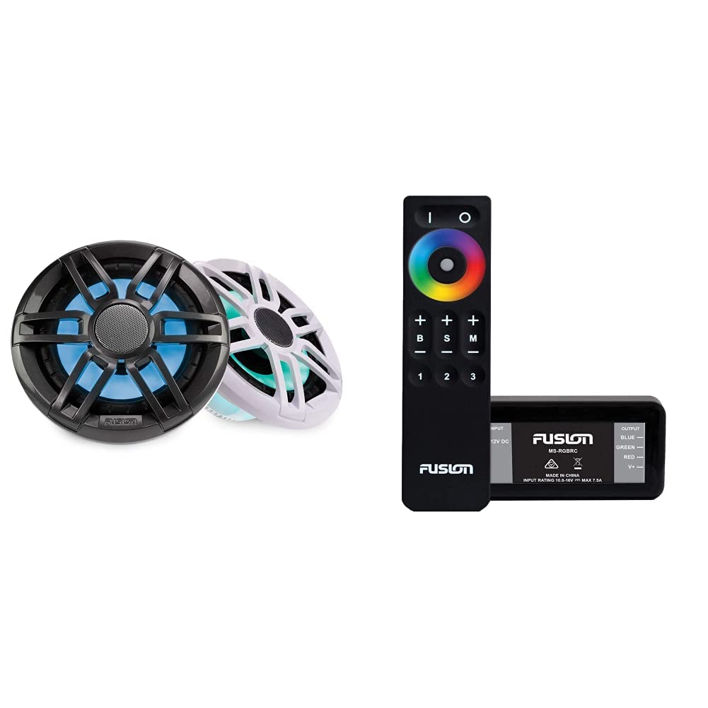 Garmin Fusion® XS Series Marine Speakers, 7.7" 240-Watt Sports with RGB, A Brand & RGB Wireless Remote, A Brand