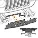 WeiSen Winch Mounting Bracket Kit 13,000lbs Front Bumper Winch Mount Plate Bracket Compatible with Jeep Wrangler JL/JLU & Gladiator 2018-2024 with Metal Bumper