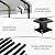 SUNLEI 20'x20'x9.7' Metal Carport for 2 Cars, Heavy Duty Metal Carport with Galvanized Steel Roof and Frame, Upgraded Extra Tall Garage for Bass Boats, Pickup, Trucks and Tractors