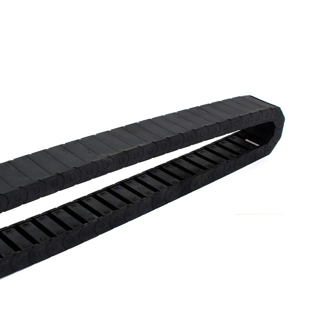 Aexit 15mmx40mm Black Nylon Towline Closed Cable Drag Chain Wire Carrier 1M Length (cb5a8ad0d48fb679d1416b18ddc1bce6)