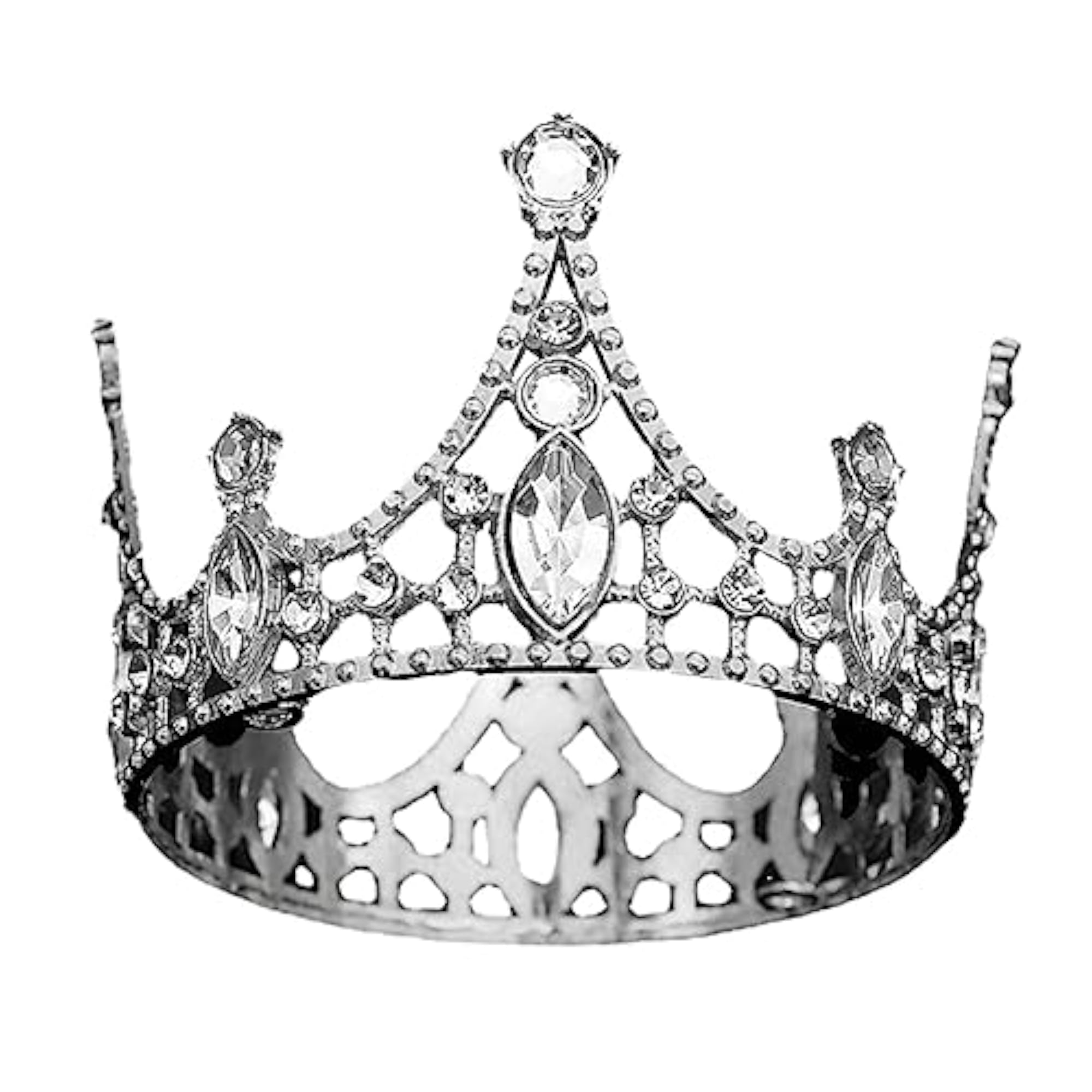 Modern Silver Tiaras Headpieces for Themed Parties, Wedding