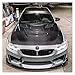 VRS Style Compatible for BMW M3 F80 M4 F82 F83 2014-2020 Carbon Fiber Car Front Bumper Engine Cover Hood Bonnet Vent Parts Body Kit(Carbon Fiber)