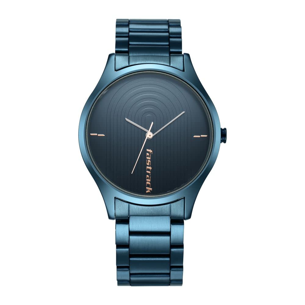 Fastrack Mens Analog Blue Dial Blue Band Stainless Steel Watch (B0B87TZRBX) Amazon Price History, Amazon Price Tracker