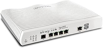 DrayTek Vigor 2832 Ethernet Router, Triple-WAN ADSL2+, 32 VPN Tunnels, 3G/4G Failover Support, Ideal For Small Business