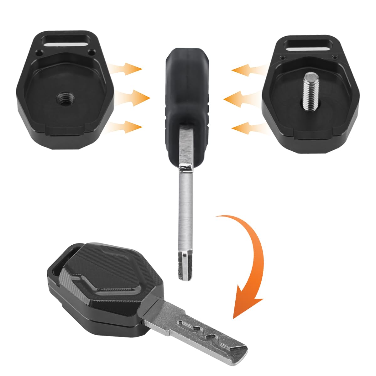 NICECNC Aluminum Key Cover For Surron Light Bee / Segway X160/X260 – CNC Machined, Protective Shell For Keys - View #11