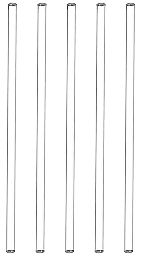 ULTECHNOVO 12pcs Glass Stirring Rods Lab Stirrers Paint Mixers Smooth Tips Buret Mixers