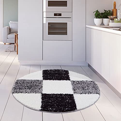 THE RUGS Area Rug, Modern Luxury Shaggy Rug, Multicolour Pattern Carpet, Ultra Soft for Bedroom Living Room, Kids Room - Image 2
