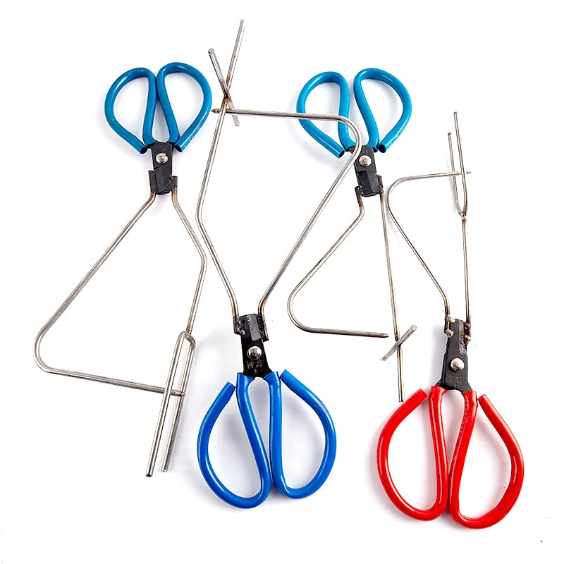 Pinzas De Inmersión Para Arcilla Y Cerámica - Acero Inoxidable Con Mango De Plástico, 32 Cm