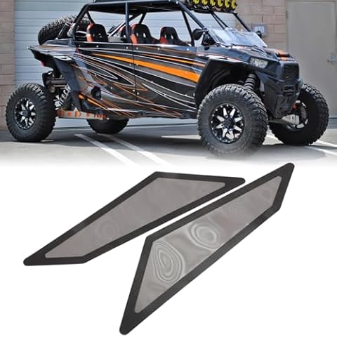 WIKIBB Air Vent Cover Intake Screen for Polaris RZR PRO XP 4 R Turbo R 4 2 PCS Intake Screen Protectors Accessories Fit(Right + Left) Cover