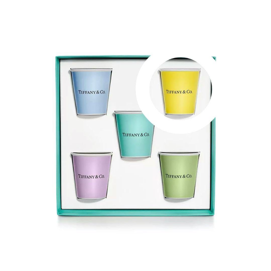 Amazon | ティファニー コーヒー③ ペーパー カップ シトリン イエロー 