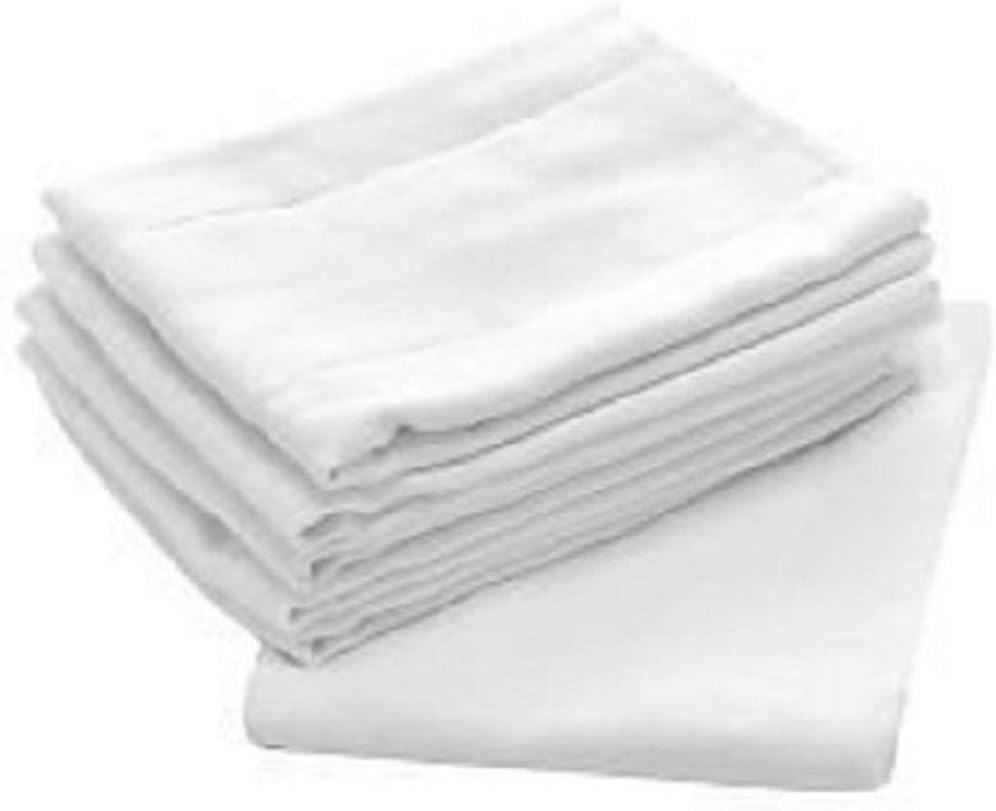 Flat Cloth Diapers 27x27 100% Cotton (18 pack)