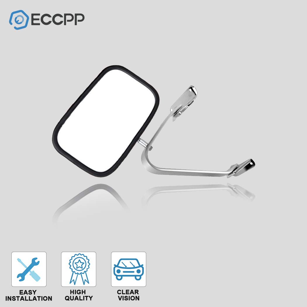 2pc Manual Side View Mirrors For 1980-1996 Ford F-150 F250 - F350 - Foto 8