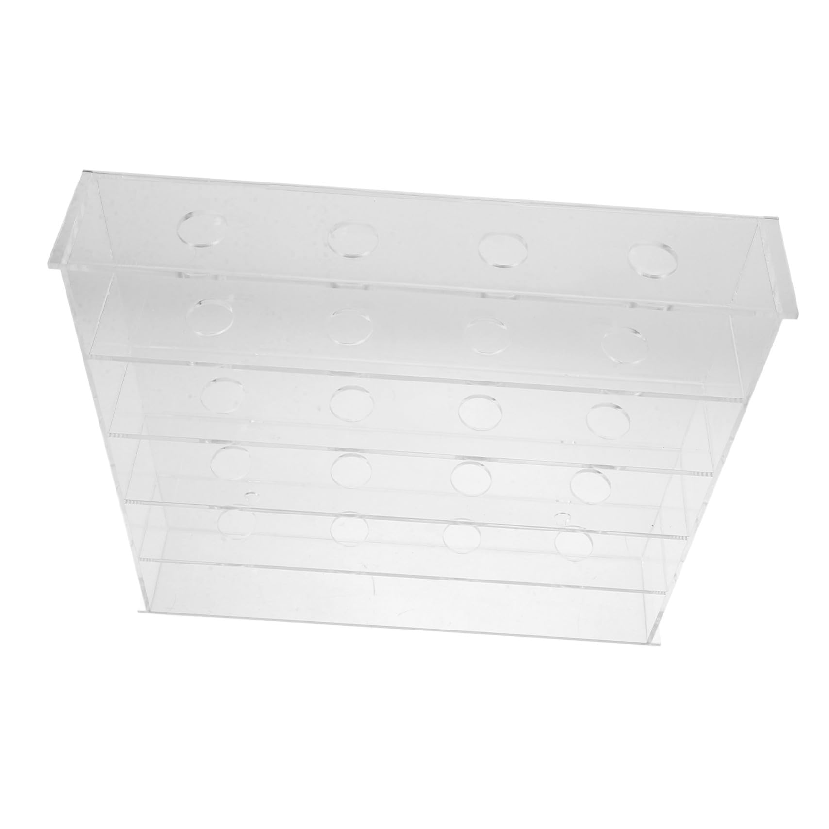 Mikikit Expositor Transparente de Acrílico para Bolas de Golf Montaje Pared Diseño Multihueco para Almacenamiento y Exhibición Organizada Resistente y Compacto para Hogar y Oficina