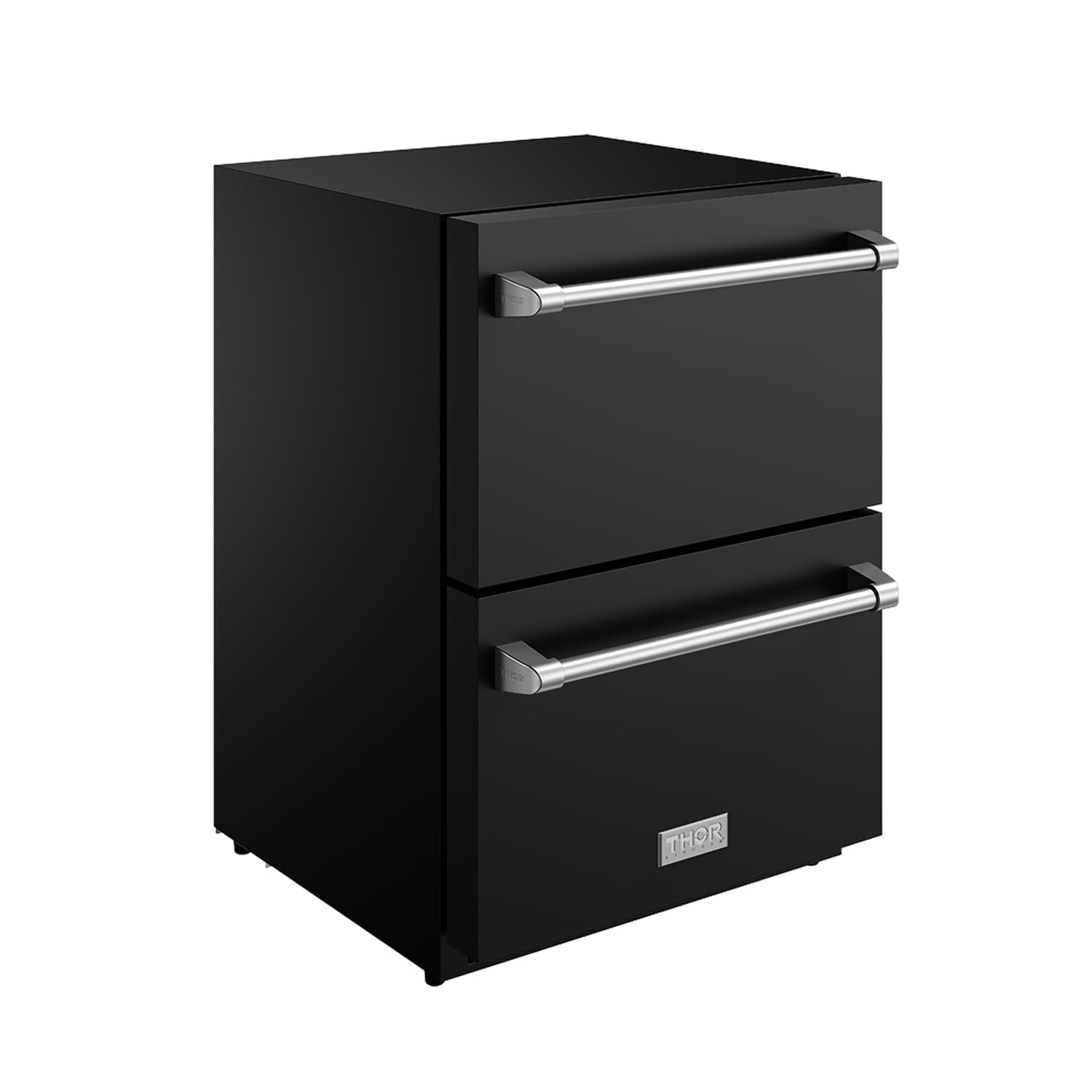 24 Inch Undercounter Built-In/Freestanding Drawer Freezer – Black/Stainless Steel | Gordon Ramsay Series on Fridge.com - View 6