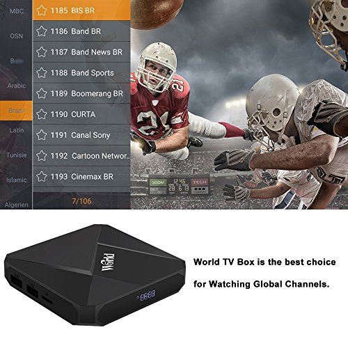 2020 New IPTV Receiver Box Over 1600 International Channels from India Brazil Arab US Europe No Subscription Fee