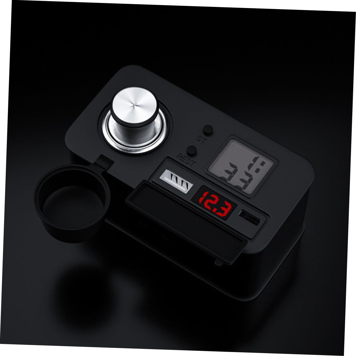 SHINEOFI Caricabatterie Usb Per Con Adattatore Per Accendisigari e Supporta Ricarica Rapida Per Telefoni e Tablet