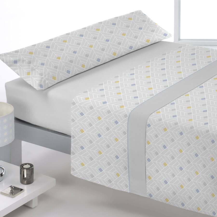 Ciberdescans Juego de Sábanas de Coralina Zander de REIG MARTÍ para Invierno (135 cm, C08)