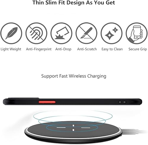 Miniatura 8 de ZEZHOU Funda para iPhone 13 Pro con protector de lente de cámara de 6.1 pulgadas, cubierta de cuerpo completo a prueba de golpes, borde plano suave,