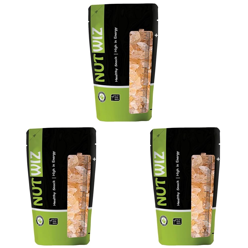 Nutwiz Gond Katira 200 Grams | Tragacanth Gum Crystals | Kathila Gum | High Cooling Properties | 100% Natural | Badam Gond for Smoothies & Falooda Summer Drinks 200 Grams (Pack of 3)-image-45