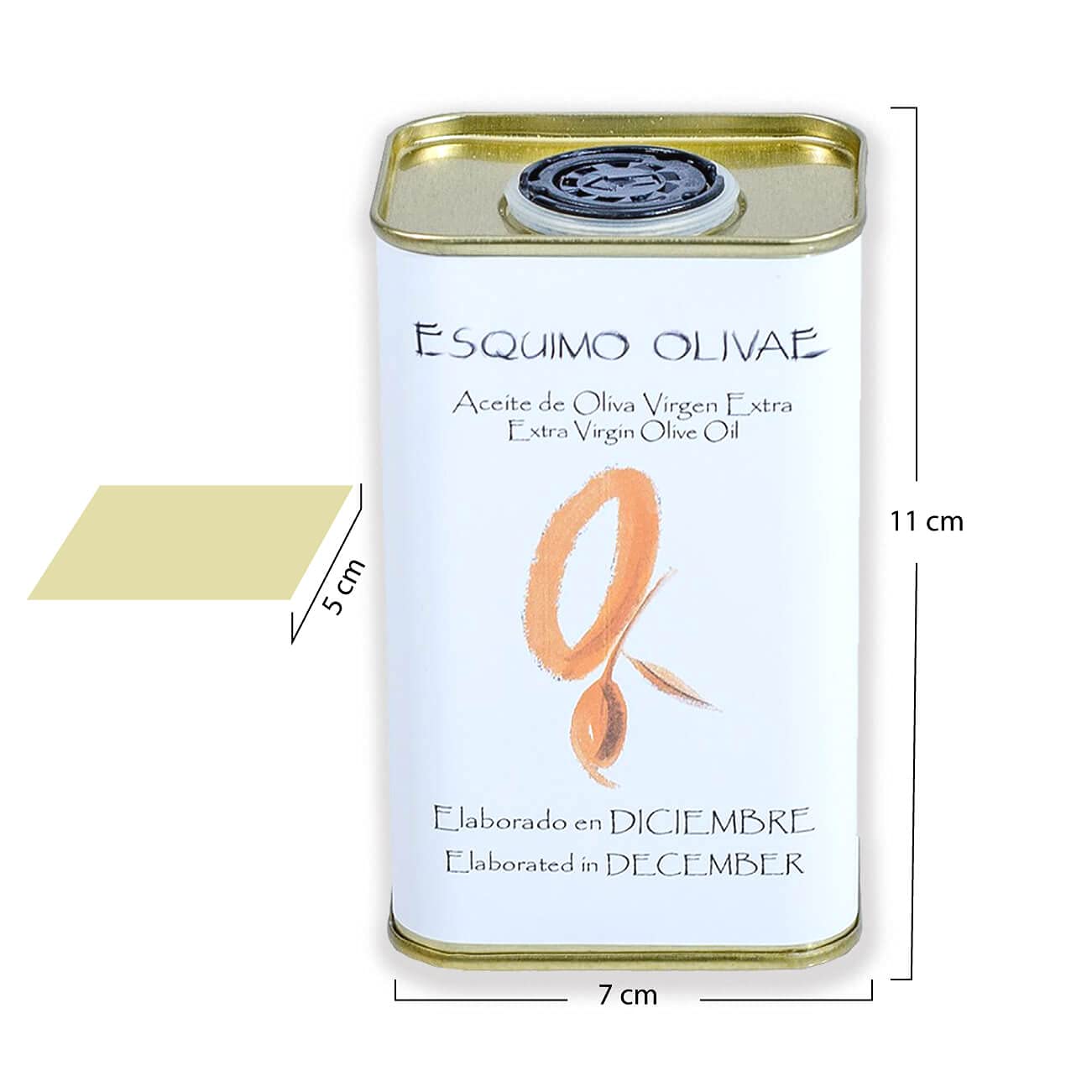 Esquimo Olivae Aceite de Oliva Virgen Extra Picual - Lata 250 ML: DICIEMBRE