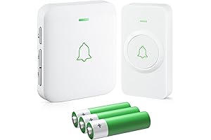 AVANTEK WA-11 Waterproof Play Doorbell Chime for Homes, Businesses, Apartments, and More