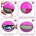 LazyMe Round Pill Organizer, BPA Free Vitamin Organizer, Portable Travel Pill Case, Purse Pill Box Hold for Pills, Jewelry, Beads, Paper Clips, Memory Cards, Charging Cables（Group, 4)