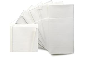 OCCASIONS White Disposable Prefolded Paper Dinner Napkins