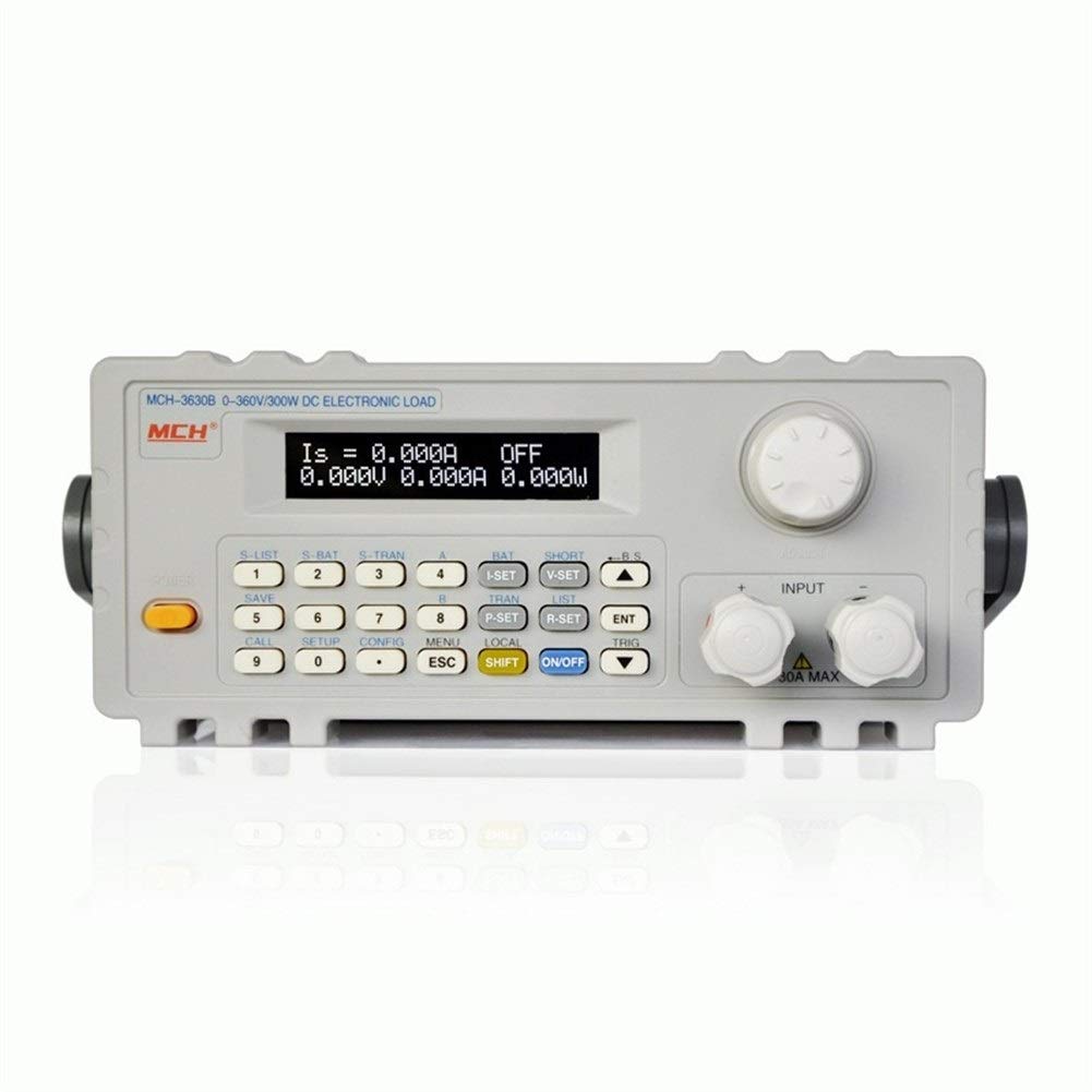 Zmienne zasilanie, Elektroniczny miernik ładunkowy 360V / 30A / 300W Programowalny DC Elektroniczny tester obciążenia kontrolowane DC Load MCH-3630B