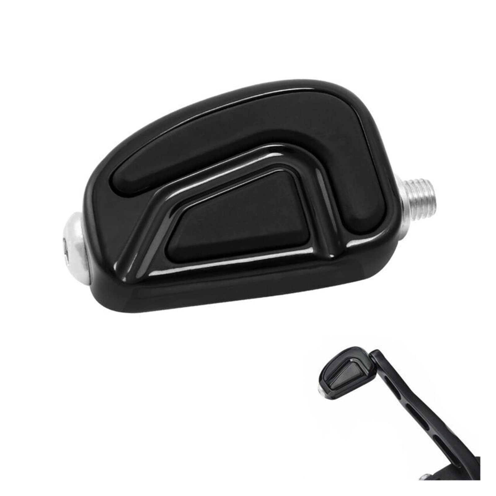 Repose-pieds Levier De Vitesse Pour Harley - Sportster, Touring, Dyna - Aluminium - Coloris Shifter Peg-01