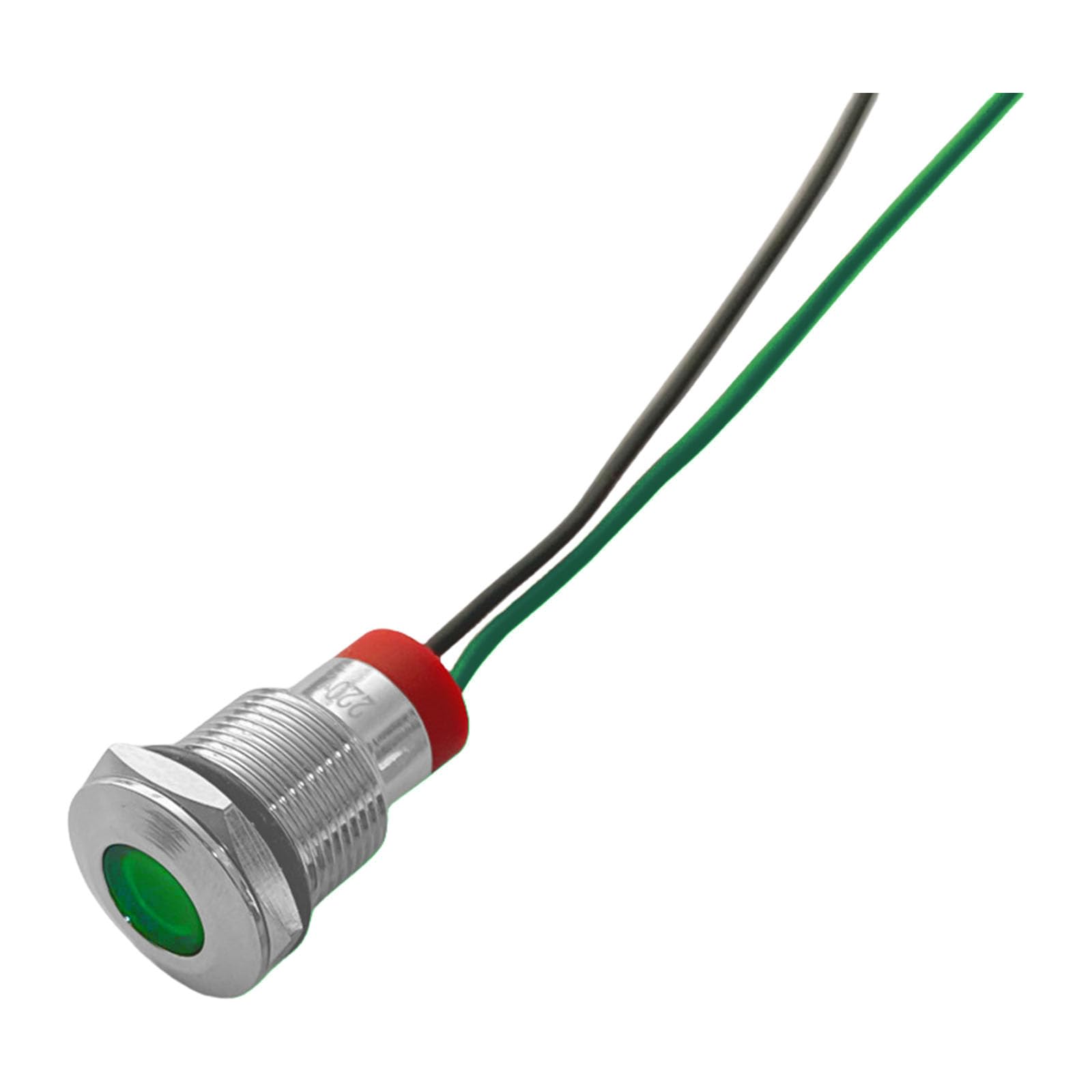 HZBB Resistant Metal Signals Indicators 220V Voltages LED Signals Light for Harsh Environment and Projects Waterproof Indicators Light Metal