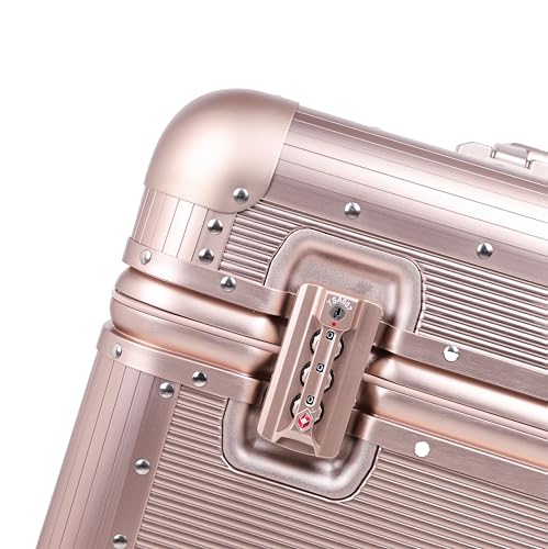 Maleta rígida de aluminio con ruedas para cámara miniatura 7