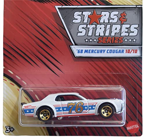 Hot Wheels Stars & Stripes Series 68 Mercury Cougar miniatura 2