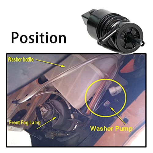 Bomba lavaparabrisas 12V para BMW E46 E39 E60 X5 motor de limpieza 4