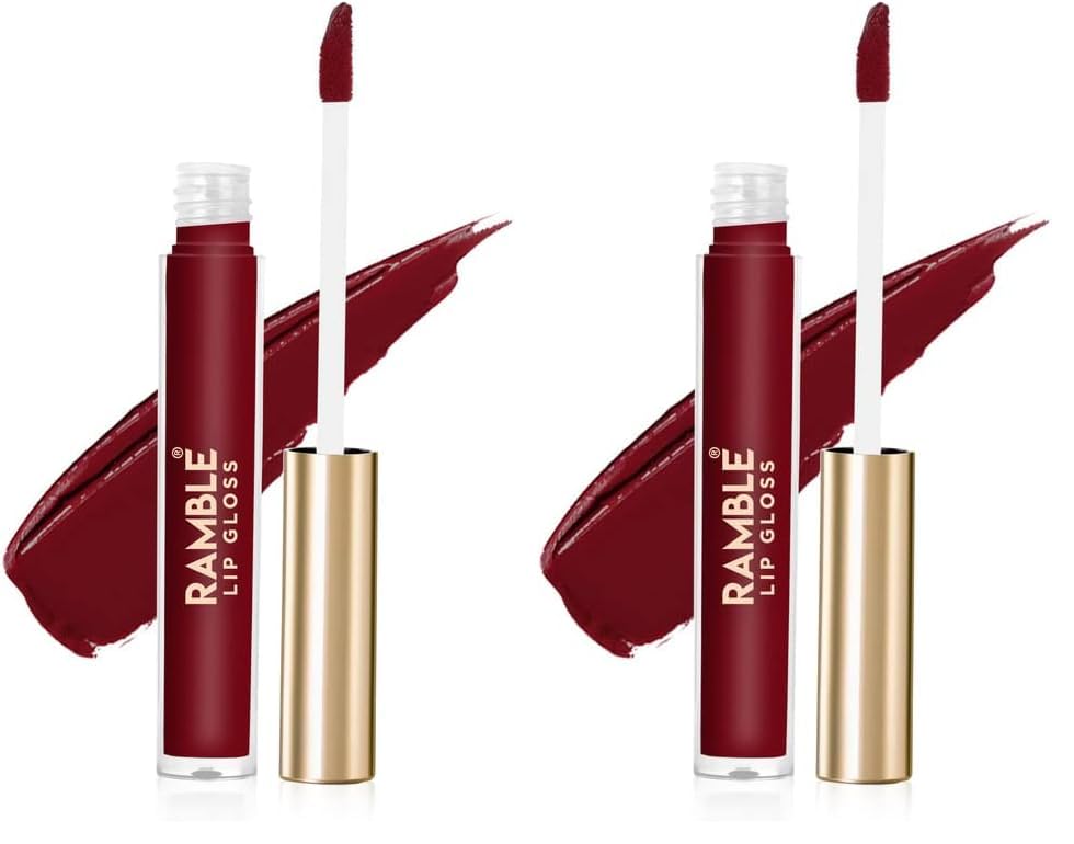 Image of Matte Quin Lip Color| Matte Texture|Long Wear |Smudge Proof |Waterproof, 3 ml (MQ Mini-22) (Pack of 2)