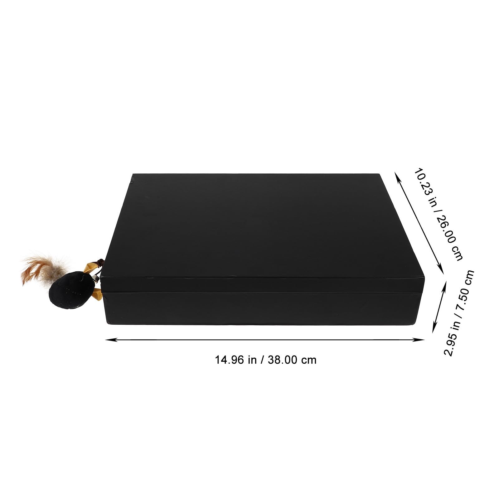 Laptop Modelliertes Katzenkratzspielzeug Kreatives Kratzbrett aus Wellpappe mit Stabiler Konstruktion und Beißring, ideal für Katzen im Wohnraum