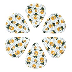 Lot de 6 médiators mignons ananas pour guitare acoustique, guitare électrique, basse, ukulélé – fins, moyens et épais. - Les Beatles, Paul McCartney, John Lennon, RIngo Starr, George Harrison Lot de 6 médiators mignons ananas pour guitare acoustique, guitare électrique, basse, ukulélé - fins, moyens et épais. – Image 4